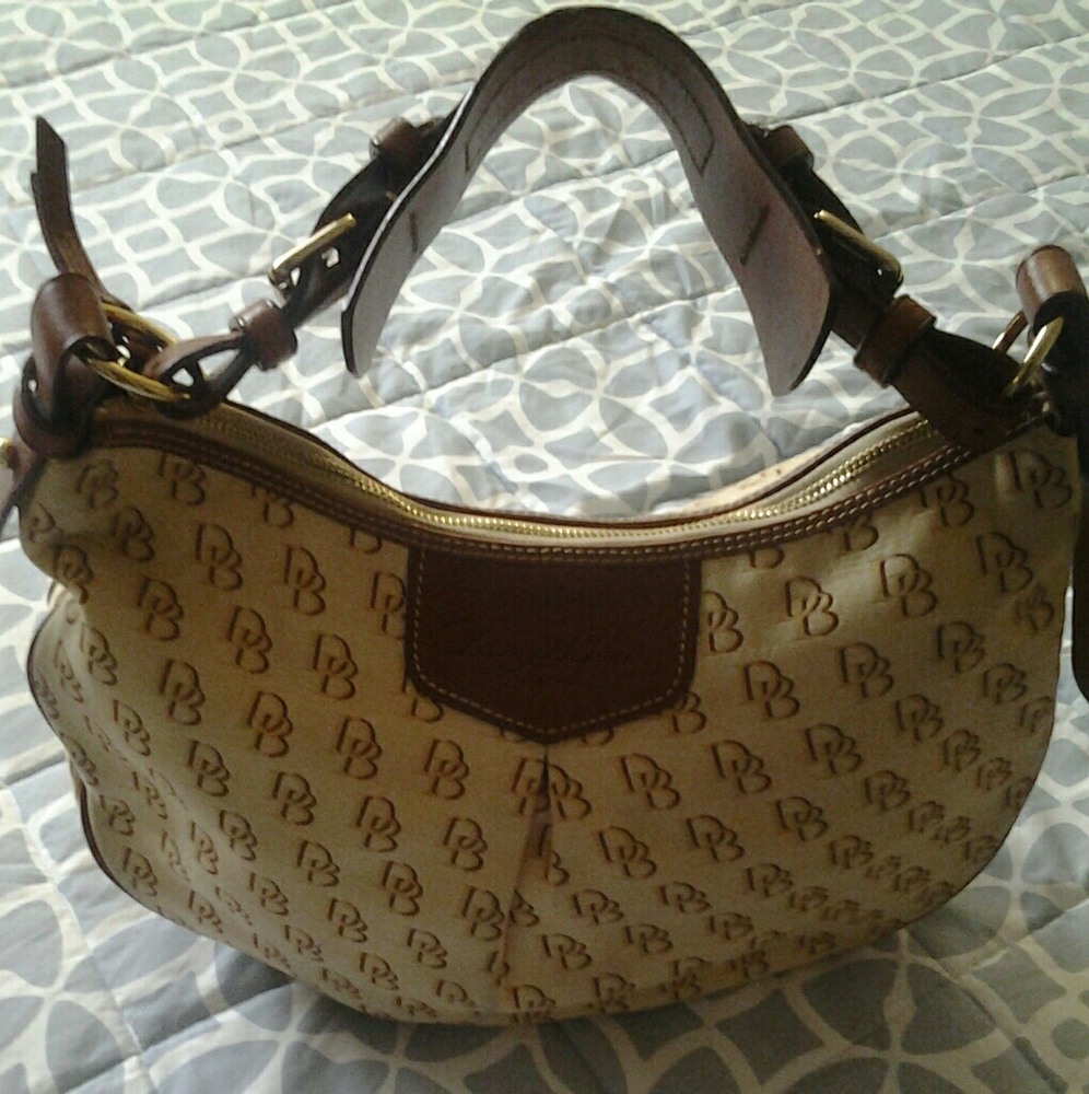 Dooney & Bourke Signature Print Hobo